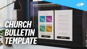 Find free blank samples in microsoft word form, excel charts & spreadsheets, and pdf format. How To Design A Better Church Bulletin Free Template Youtube