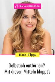 Gelbstich Entfernen So Wirst Du Wieder Schon Blond Cosmopolitan Gelbstich Haare Schones Blond Haare Blond Farben