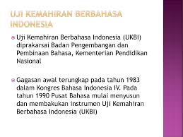 We did not find results for: Uji Kemahiran Berbahasa Indonesia Ukbi Ppt Download