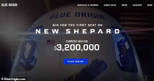 Download blue origin logo vector in svg format. Bids To Become The First Paying Customer On Jeff Bezos Blue Origin Spacecraft Top 3 Million Duk News