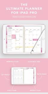 Undated Yearly Digital Planner Pink Ultimate Planner Digital Planner Planner Apps