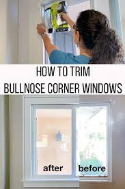 How To Trim A Window With Bullnose Corners Anika S Diy Life In 2020 Woodworking Interior Windows Easy Woodworking Projects