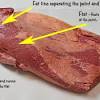 Split the brisket by using a quality boning knife cut away from the fat layer between the point and the flat slice slowly along the fat cap and avoid nicking the flat unnecessarily 1