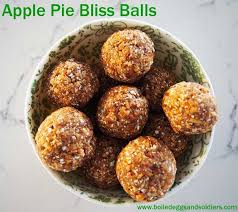 Lunch Box Friendly Apple Pie Bliss Balls Raw Refined Sugar Free Boiled Eggs Soldiers Rezept Thermomix