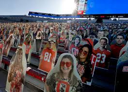 Home of ohio state buckeye football. Fan Cutouts At Ohio Stadium Tell Stories Of Ohio State Buckeye Love