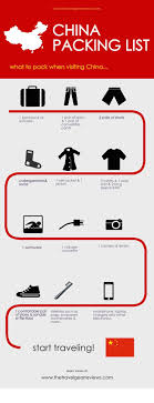 What To Pack When Visiting China The Travel Gear Reviews Visit China What To Pack Packing List