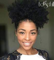 Thinning Hairline Cover Up With Edgefull Natural Hair Updo Curly Hair Styles Curly Hair Styles Naturally