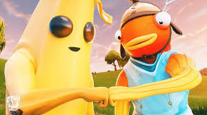 The artwork sticks to a. Peely Fishstick Become Best Friends A Fortnite Short Film Youtube