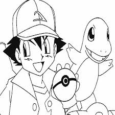 14 charmander printable coloring pages. Ash Ketchum Got Charmander Pokemon On Pokemon Coloring Page Coloring Sky