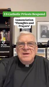 Key words: JUST thoughts and prayers are not enough. , Thoughts and prayers  AND meaningful action. Because of COURSE we can do something. We are  CHOOSING not to. , Video is from the Association of US ...