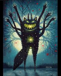 Together with the cosmogonies, anthropogonies and rituals, they form part of the religion of these peoples. Peca On Twitter Pombero Oil On Cardboard Private Collection This Is A Tiny Commission Painting This Time The Collector Asked Me To Work On Some Mythology Monster Of My Country So I