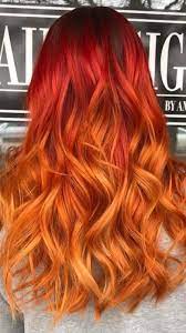 Best Red Ombre Hair Colors For 2019 Best Hairstyle Red Ombre Hair Hair Color 2018 Orange Ombre Hair