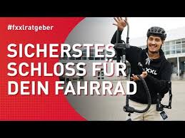 Das Sicherste Fahrradschloss Gegen Fahrraddiebstahl Youtube