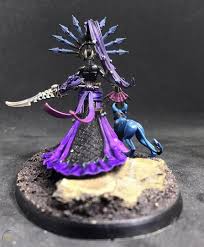 Yvraine is an eldar who serves as the emissary for the newly awakened eldar god ynnead.1. Pro Painted Warhammer 40k Ynnari Eldar Yvraine Emissary Of Ynnead Eldar 1906278403