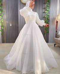 Красивые свадебные платья с хиджабом