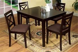Weston I Espresso Dining Table And Chairs Square Dining Table Set Dining Table Square Dining Tables
