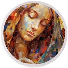 Mother Mary Art Print by Tina LeCour