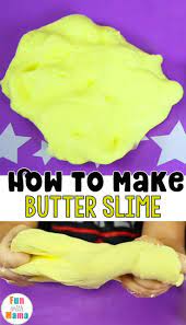How To Make Butter Slime Recipe Butter Slime Recipe Diy Slime Recipe Easy Slime Recipe