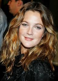Part damp hair down the center. Drew Barrymore S Hair Evolution