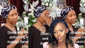 Dineo Ranaka's emotional speech at Katlego Ranaka's memorial service,  Manaka Ranaka's daughter 😭💔🕊️ - YouTube