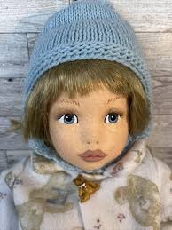 Limited Edition Chris Felt Boy Doll by Debbie Richmond 19" 0102/1000 COA  EUC