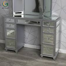 But, works just as well as a desk, a place to unload keys or mail in the entrance or to pile magazines behind the couch. Saltire Modern Bedroom Furniture Many Drawers Mirrored Makeup Vanity Dressing Table With Stool And Mirror Buy Makeup Dressing Table Product On Alibaba Com