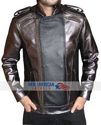 X Men Apocalypse Quicksilver Leather Jacket New American Jackets Leather Jacket Celebrity Jackets X Men Apocalypse