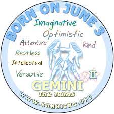June 3 Birthday Horoscope Personality Sun Signs Birthday Horoscope Birthday Personality Birthday Sign