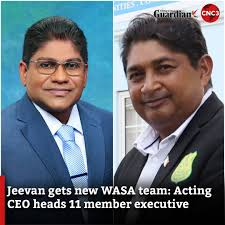The new acting Chief Executive Officer (CEO) of the Water and Sewerage  Authority (WASA), Jeevan Joseph, could receive a monthly compensation  package of $108,000. Read more:  https://www.guardian.co.tt/news/jeevan-gets-new-wasa-team-acting-ceo-heads-11  ...