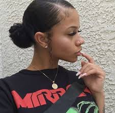 Sleek Low Pontytail Natural Hair Bun Styles Natural Hair Styles Curly Hair Styles