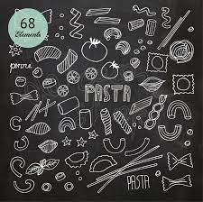 Chalkboard Pasta Clipartitalian Kitchenspaghetti Etsy In 2021 Clip Art Chalkboard Fonts Quotes