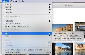 Sort my photos can process several folders with source photos, find similar and double photos, sort photos in required order, rotate and copy in folders by dates when the photo was made. Sorting Pictures From Oldest To Newest In Apple Community