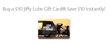 Jiffy lube ® recommends following manufacturer recommendations, where applicable, for maintenance schedules and service intervals. Paypal Purchase 50 Jiffy Lube Gift Card For 40 Laptrinhx News