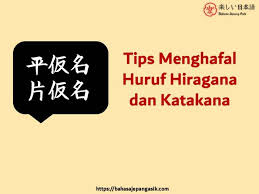 We did not find results for: Tips Cara Menghafal Huruf Hiragana Dan Katakana Ampuh Bahasa Jepang Asik