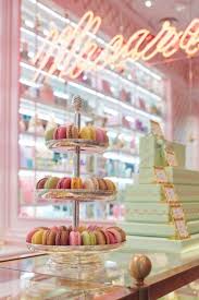 A Tasty Blend Of Laduree S French Style In Your Life Unique Blog Cake Shop Design Bakery Decor French Pastries Shop