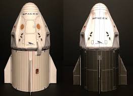 Spacex has also reused several dragon cargo vehicles and aims to do the same with crew dragon. A 1 48 Scale Model Of The Crew Dragon 2 Dm1 From Axm Paper Models Spacexlounge