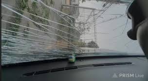 Motorista de aplicativo grava o próprio acidente em Porto Alegre: “minha prioridade era o