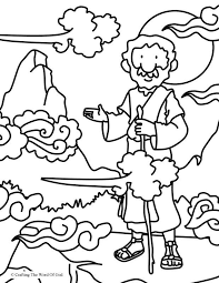 Use this elijah and the ravens coloring page whenever you are teaching a sunday school lesson about when god fed elijah with the ravens. Elijah At Horeb Coloring Page Crafting The Word Of God