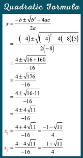 Quadratic Formula In 2020 Online High School Quadratic Formula Mathematics Education