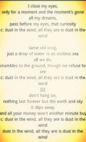 And It S One Two Three What Are We Fighting For Lyrics Dust In The Wind One Of Our Three Songs That We Are Doing For Our Concert Thursday Songs