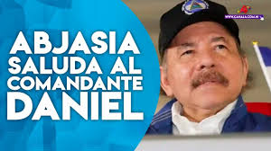 Presidente de la República de Abjasia saluda al Comandante Daniel Ortega  por su cumpleaños