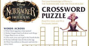 Free crossword game to share with your students or at home with your kids. Disney Nutcracker Crossword Free Printable Puzzle Mama Likes This