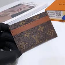 Louis Vuitton Porte Cartes Double Card Holder Monogram Coated Canvas M62170 Quilted Shoulder Bags Lambskin Louis Vuitton