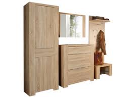 Dies garderobe modern design wunderbare illustrationen oder fotos auswahl in bezug auf ist zugänglich können speichern. Forte Moderne 5 Tlg Garderobe In Sonoma Eiche Dekor Mit Viel Stauraum