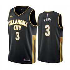 2020 Nike Thunder 3 Chris Paul Black 2019 20 City Edition Swingman Nba Jersey Nba Jersey Oklahoma City Thunder Chris Paul