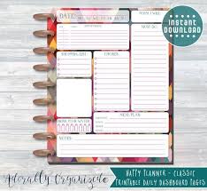 Happy Planner Printable Daily Planner Refills Inserts 7 X 9 25 Geo Brights Create 365 Me My Planner Inserts Printable Planner Daily Planner Refills