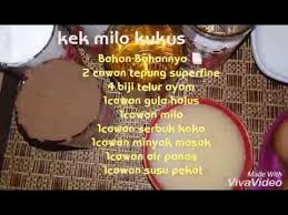 Hai semua, hari ini maktok ingin kongsikan resepi kek milo kukus lembut yang sedap. Resepi Apam Milo Tanpa Telur Resepi Lezat