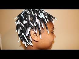 How To Straw Set On Natural Hair Lotta Body Foaming Mousse Youtube Straw Curls Natural Hair Styles Straw Set Curls