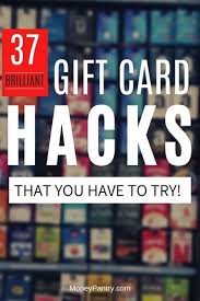 Save time & money today! 37 Brilliant Gift Card Hacks You Need To Try Works On Visa Amazon Store Cards More Moneypantry