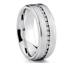 Titanium Wedding Ring,silver Titanium Ring,anniversary Ring,unique Titanium  Ring,men & Women,8mm Wedding Ring,cz Titanium Wedding Band